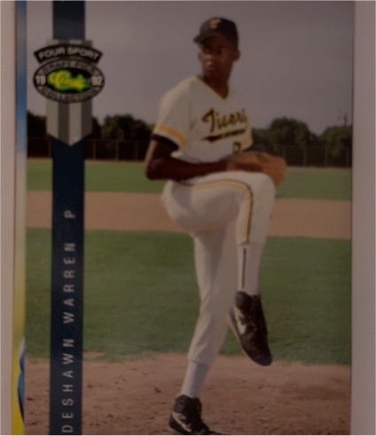 1992 Classic Four Sport #256 DeShawn Warren — front