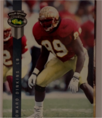 1992 Classic Four Sport #149 Howard Dinkins — front