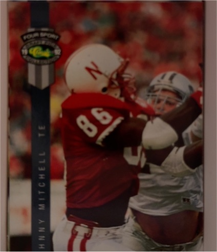 1992 Classic Four Sport #123 Johnny Mitchell — front