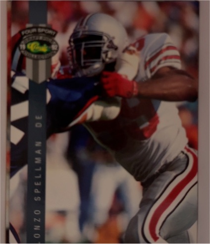1992 Classic Four Sport #91 Alonzo Spellman — front