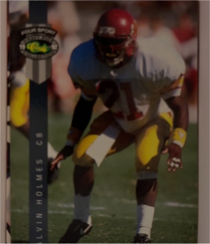1992 Classic Four Sport #145 Calvin Holmes — front