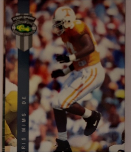 1992 Classic Four Sport #83 Chris Mims — front