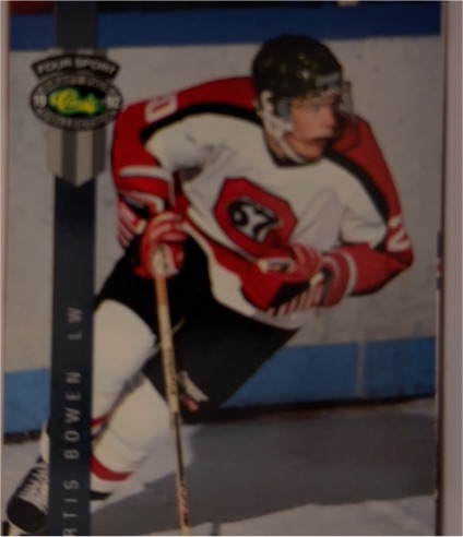 1992 Classic Four Sport #161 Curtis Bowen — front