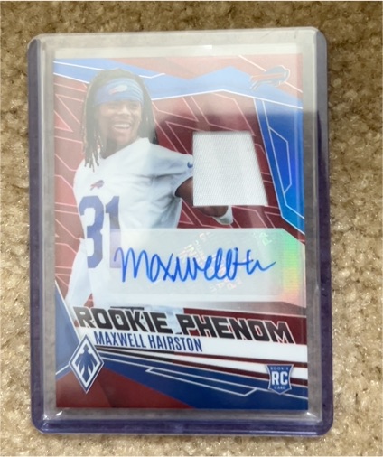 2025 Panini Phoenix Rookie Phenom #RPJ-MHN Maxwell Hairston — front