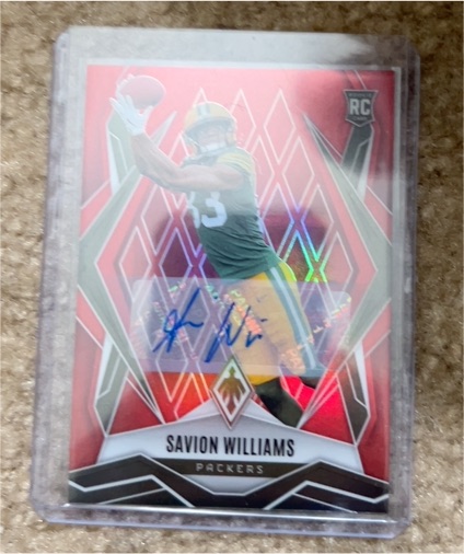 2025 Panini Phoenix #RA-SWI Savion Williams — front
