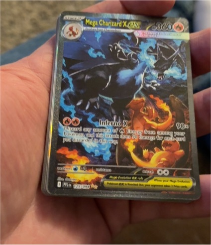 2025 Pokémon Phantasmal Flames #125 Mega Charizard X EX — front