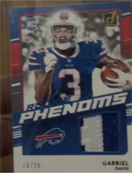 2020 Donruss Rookie Phenoms #RP-GD Gabriel Davis — front