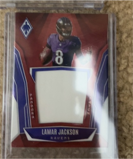 2025 Panini Phoenix #PAP-LJN Lamar Jackson — front
