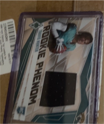 2025 Panini Phoenix Rookie Phenom Patch #PJY-THR Travis Hunter — front