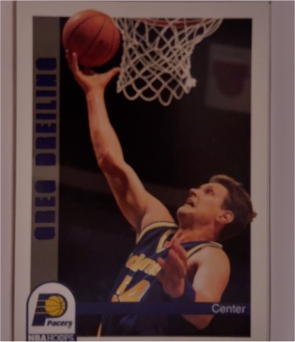 1992-93 Hoops #395 Greg Dreiling — front
