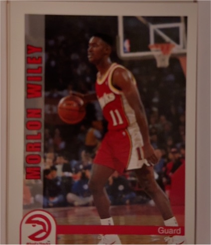1992-93 Hoops #354 Morlon Wiley — front