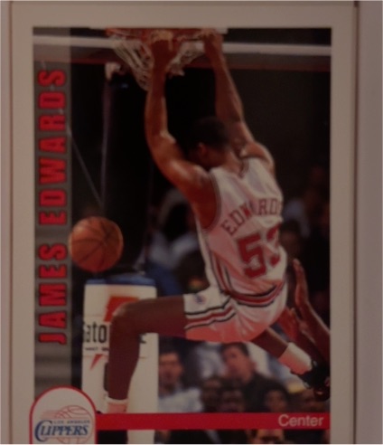 1992-93 Hoops #98 James Edwards — front