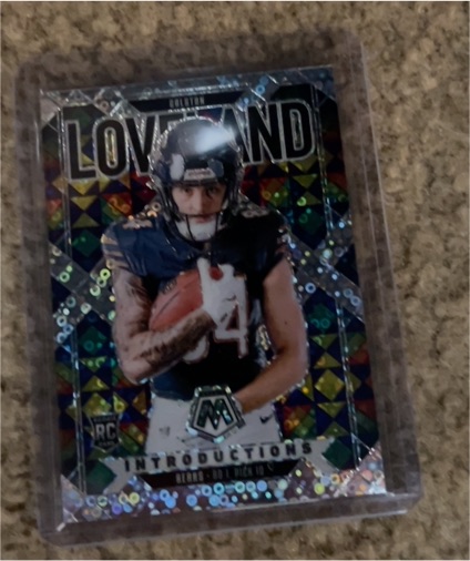 2025 Panini Mosaic #5 Colston Loveland Introductions Rookie — front