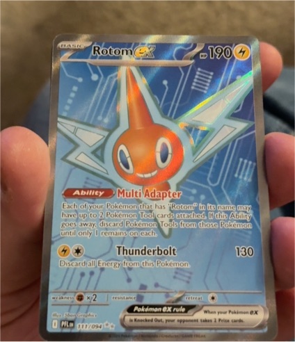 2014 Pokémon XY Phantasmal Flames #111 Rotom EX — front