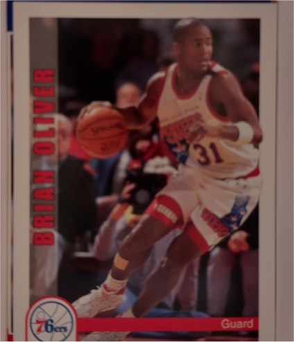 1992-93 Hoops #175 Brian Oliver — front