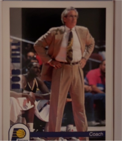 1992-93 Hoops #249 Bob Hill — front