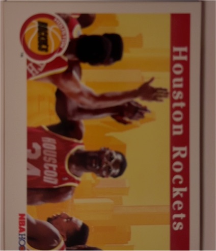 1992-93 NBA Hoops #275 Houston Rockets — front