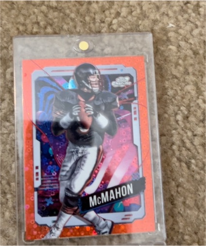 1996 Classic McMahon Football Card — front