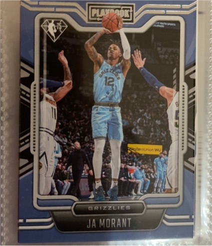 2021-22 Panini Chronicles Playbook #275 Ja Morant — front