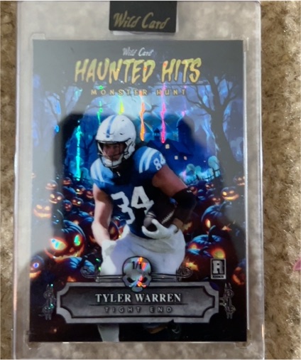 2025 Wild Card Haunted Hits Monster Hunt #HH-34 Tyler Warren — front