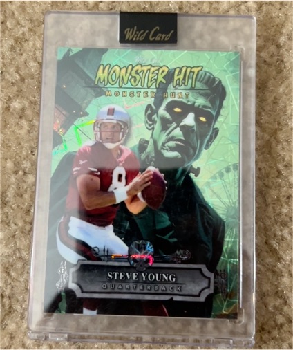 2025 Wild Card Haunted Hits Monster Hit Steve Young — front