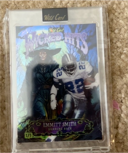 2025 Wild Card Wicked Hits #1/1 Emmitt Smith — front