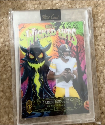 2025 Wild Card Wicked Hits #HBWHT-AR Aaron Rodgers — front