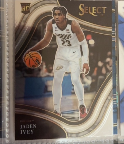 2022-23 Panini Chronicles Draft Picks Select #4 Jaden Ivey — front