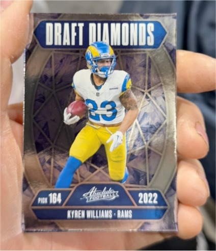 2025 Panini Absolute Draft Diamonds #DD-KWS Kyren Williams — front