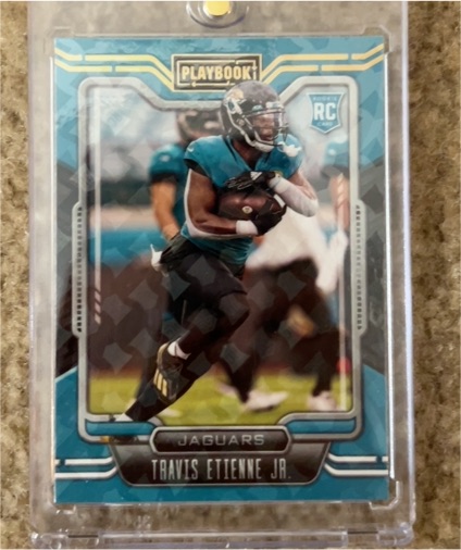 2021 Panini Playbook #112 Travis Etienne Jr. — front