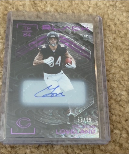2025 Panini Black #84 Cole Kmet — front