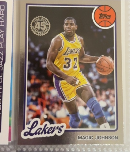 2025-26 Topps #80BK-3 Magic Johnson 1980-81 Topps Basketball — front