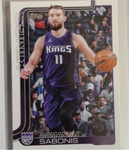2025-26 Topps #167 Domantas Sabonis — front