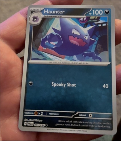 2023 Pokémon Phantasmal Flames #055 Haunter — front