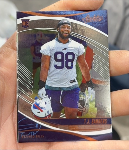 2025 Panini Absolute #180 T.J. Sanders — front
