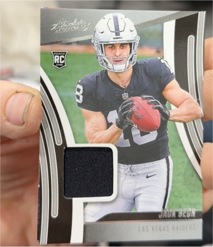 2025 Panini Absolute #ARM-JBH Jack Bech Absolute Rookie Materials — front