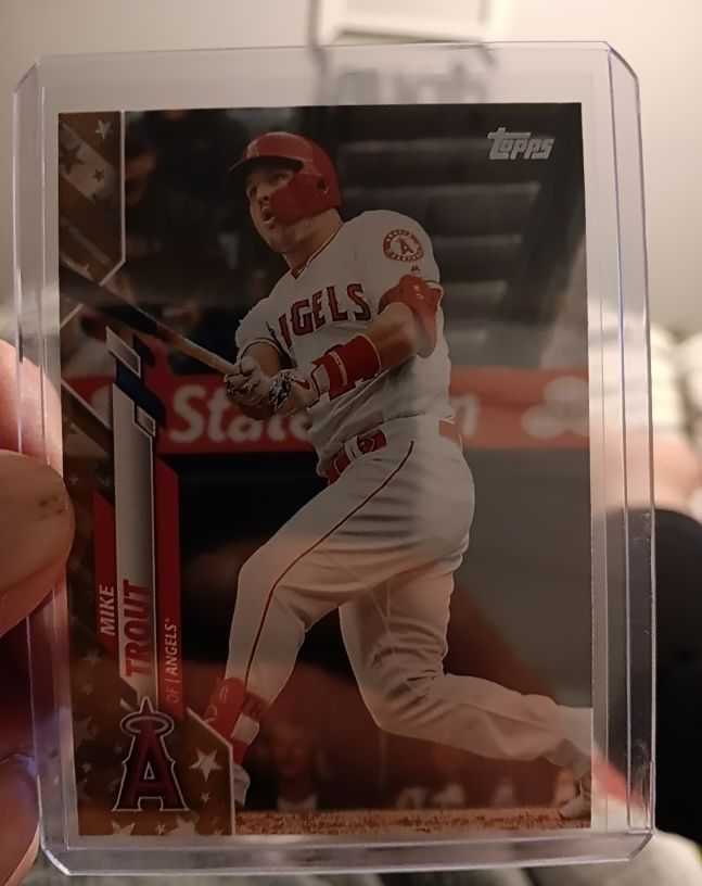 2020 Topps #1 Mike Trout — front