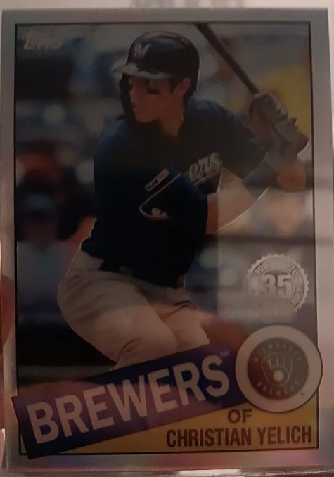 2020 Topps Chrome 1985 Topps #85TC-15 Christian Yelich — front