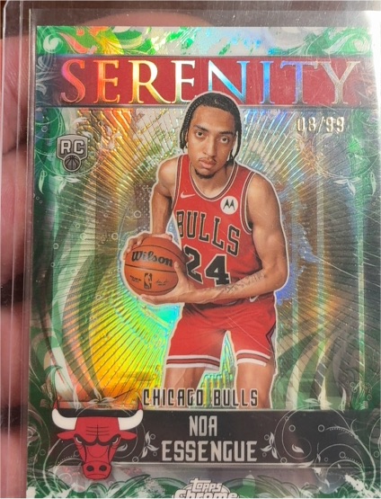 2025 Topps Chrome #SY-13 VJ Edgecombe Serenity RC — front