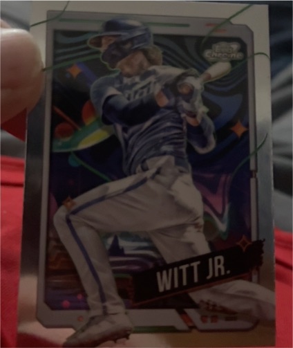2024 Topps Chrome Cosmic #81 Bobby Witt Jr. — front