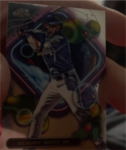 2023 Topps Chrome Cosmic #33 Bobby Witt Jr. — front