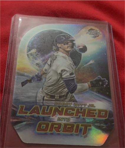 2023 Topps Chrome Cosmic #LIO-7 Bobby Witt Jr. — front