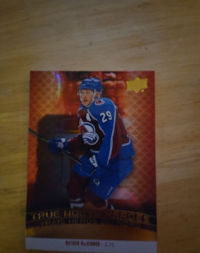 2025-26 Upper Deck Tim Hortons True North Heroes #B7-68 Nathan MacKinnon — front