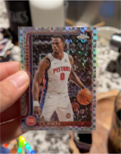 2025-26 Topps Chrome #57 Jalen Duren — front