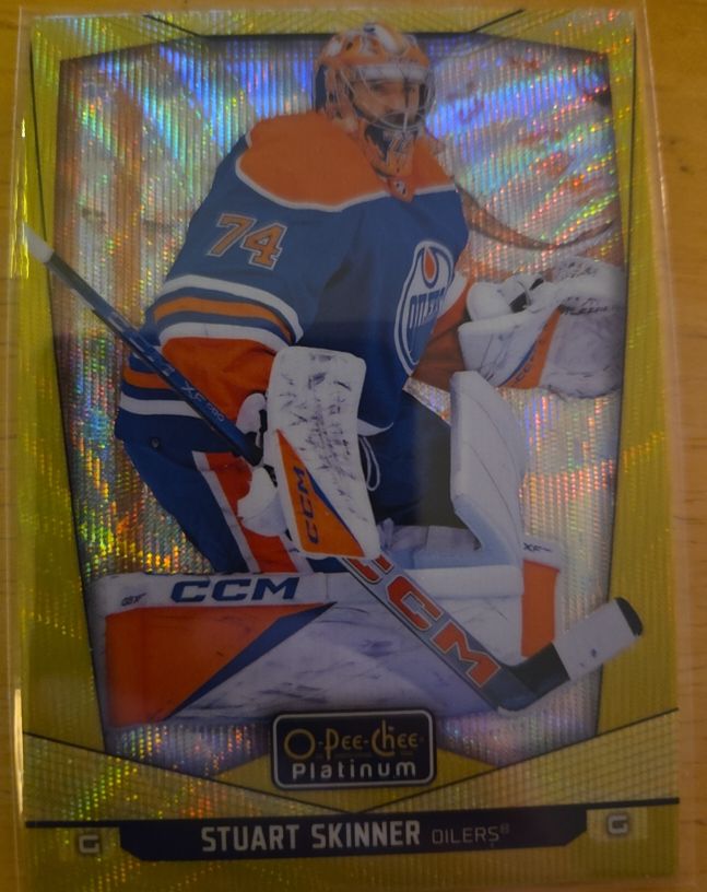 2024-25 O-Pee-Chee Platinum #105 Stuart Skinner — front