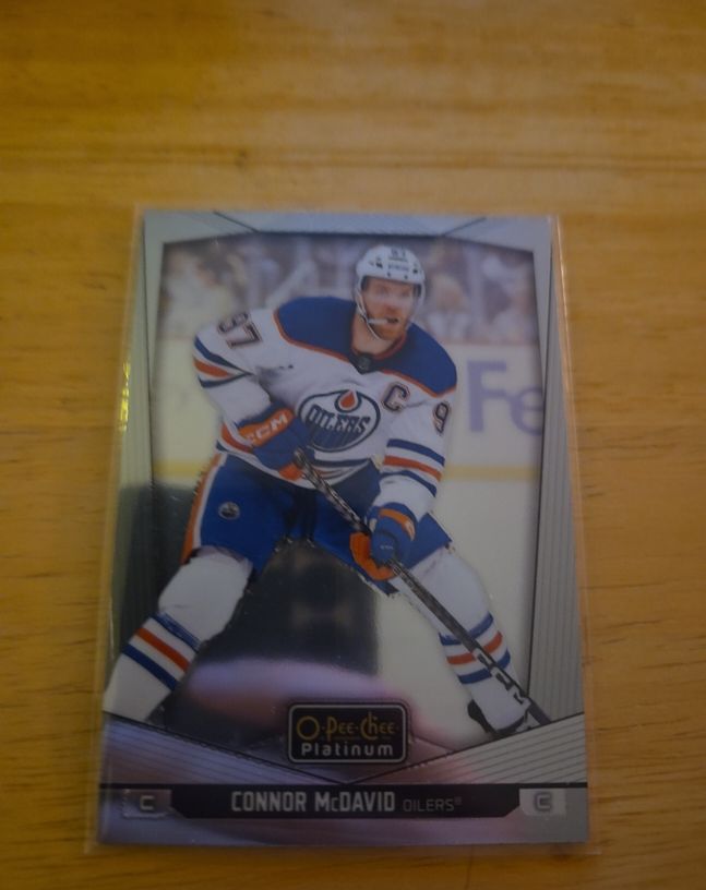 2024-25 O-Pee-Chee Platinum #1 Connor McDavid — front