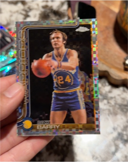 2025-26 Topps Chrome #249 Rick Barry — front
