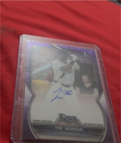 2023 Topps Chrome #1 Tre' Morgan — front