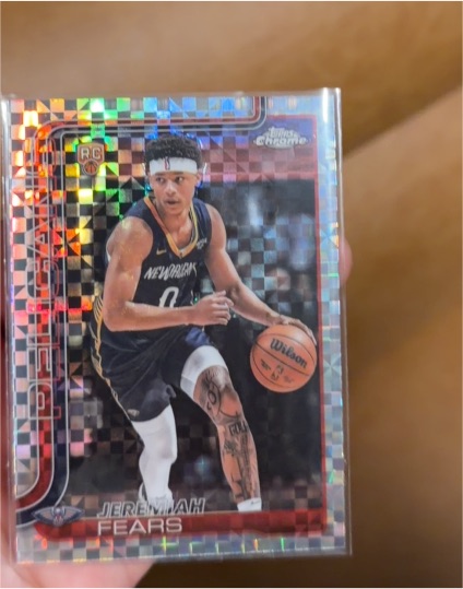 2025-26 Topps Chrome #257 Jeremiah Fears — front