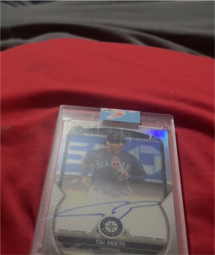 2021 Topps Chrome #CA-TP Tai Peete — front
